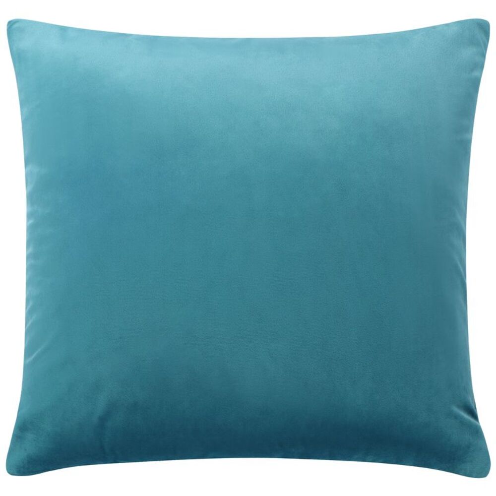 Velvet Throw Pillow Cover Decorative Square Cushion Cover 18" x 18" Teal Blue
